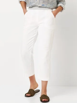 TONI 3/4-Hose "Sue" mit gestreiftem Bund
