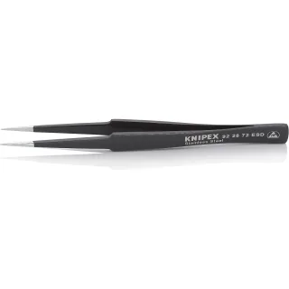 KNIPEX Universalpinzette ESD Edelstahl glatt - 922872ESD
