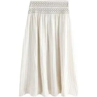 Next Maxirock Maxirock mit gesmokter Taille (1-tlg)