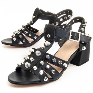 Montevita Fersen Sandale Titan in Schwarz