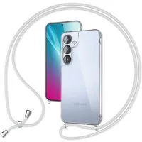 Nalia Smartphone-Hülle Samsung Galaxy S25 15,7 cm (6,2 Zoll), Hangit / Klare Umhängehülle / Verstellbares Handyband / 160cm Kette