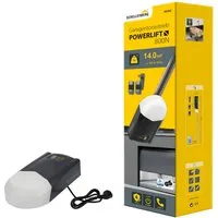 SCHELLENBERG Garagentorantrieb Powerlift 800 N, max. Torfläche 14 m², Zugkraft 800 N, inkl. 2x 4-Kanal Handsender und Sonnenblendenclip