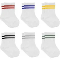 bistyle Socken für Babys Neugeborene Babysocken Jungen Mädchen Kurzsocken (Set, 6-Paar, 6er-Pack) gerippt Bio-Baumwolle GOTS zertifiziert 0-6 Monate bis 2-3 Jahre