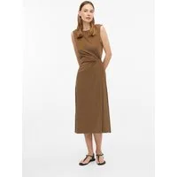 s.Oliver Midikleid Kleid Jersey-Kleid mit Taillendrapierung