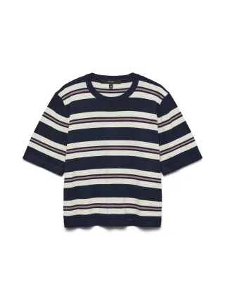 VERO MODA - VMSILJE 2/4 O-NCK OVERSIZE PULL GA NOOS Navy Blazer - Gr. - M
