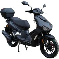 Alpha Motors Motorroller Mustang FI, 125 ccm, 85 km/h, Euro 5+, (Spar-Set, mit Topcase), mit USB-Anschluss