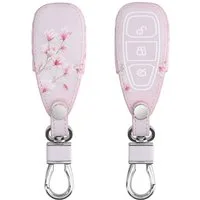 kwmobile Schlüsseltasche Ford Autoschlüssel Hülle (1-tlg), Kunstleder Schutzhülle Schlüsselhülle Cover