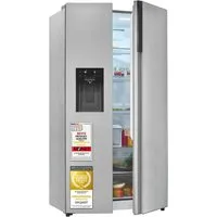 exquisit Side-by-Side SBS5530-CT-010C, 178,8 cm hoch, 91,1 cm breit, 528 l Nutzinhalt gesamt, 4 Sternefach, Energieklasse C, 37 dB