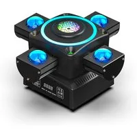 ZonQoonz Discolicht 120W 4-Arm Bühnenlicht mit Sternenhimmel-Effekt für DJ Party Hochzeit