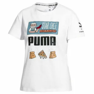 Puma x Tyakasha Damen Weißes T-Shirt