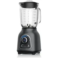 Arendo Standmixer Edelstahl Power Mixer, Hochleistungsmixer, 1,75l Glasbehälter, Blender, 1400 W, Edelstahlmesser, 10 Leistungsstufen, Impulsfunktion Hochleistungsmixer