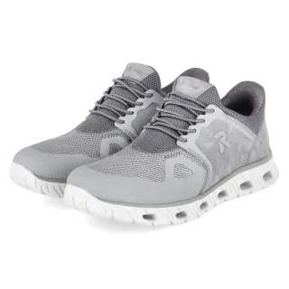 Rieker Slip-On-Sneaker  Grau - Gr. 42 -  Textil