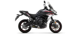 Sport Auspuff Komplettanlage Arrow X-KONE BLACK Kawasaki Versys 650 Bj.2017-2024 EURO4/EURO5+Kat/ABE