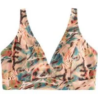 Next Triangel-Bikini-Top DD+ Tief ausgeschnittenes Triangel-Bikinioberteil (1-St)