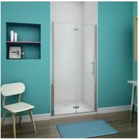 duschspa Dusch-Falttür Duschtür Falttür Nischentür Duschabtrennung Duschkabine NANO Glas, 70x185 cm, Sicherheitsglas, (Set) Klarglas, Nano Glas, links und rechts montierbar