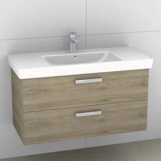 Artiqua 414 Waschtischunterschrank für Subway 2.0 7175A0 Sanremo Eiche quer NB, 414-WU2L-V71-7144-42 414-WU2L-V71-7144-428