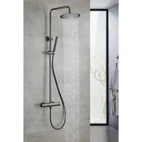 Øresund Duschsystem Sanddorn, Höhe 135 cm, 1 Strahlart(en), Set, Überkopfbrause, Regendusche Wellnessdusche in verschiedenen Farben