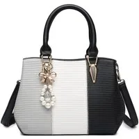 Miss Lulu Henkeltasche Handtasche Damen Mittelgroß Tasche Multicolor Elegant Henkeltasche (1-tlg)