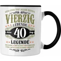 Trendation Tasse Trendation - 40. Geburtstag Tasse Mann Geschenk 40er Geschenkidee 40