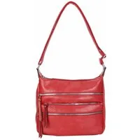 ITALYSHOP24 Schultertasche Damen Hand-Tasche XL Shopper Umhängetasche Cross body Over Hobo Bag, Henkeltasche für Reise Urlaub Sport, viele Fächer, langes Schultergurt