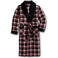 Rick Armand Herrenbademantel, XXL, Fleece, 2 Taschen, Bindeverschluss