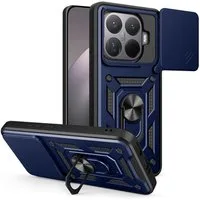 betterfon Handyhülle Panzerhülle für Xiaomi 15T Pro Kameraschutz und Ringhalter, Outdoorhülle mit Smartstand Kameraschutz und Silikonkern