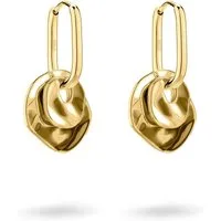 Liebeskind Berlin Paar Creolen Schmuck Geschenk Ohrringe mit 2 abnehmbaren Einhängern Organics