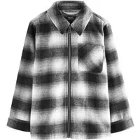 Next Outdoorhemd Karierte Hemdjacke mit Reißverschluss (1-tlg)