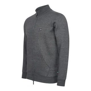 Fleece Zip Jack von Cappuccino Italia in der farbe Grau und in größe S.