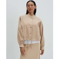 someday Jackenblazer Nelis aus BCI-Cotton Druckknöpfe und Ballonärmel, lässig leicht