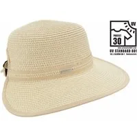 Seeberger Strohhut Schute mit Klettverschluss hinten UV Schutz 30
