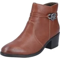 Rieker Stiefelette, Ankleboots, Klassik-Stiefelette, Blockabsatz, Innenreißverschluss