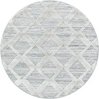 Ayyildiz Teppiche Teppich PISA 4703, rund, Höhe: 20 mm, auch rechteckig, Hoch Tief Struktur, Wohnzimmer, Schlafzimmer