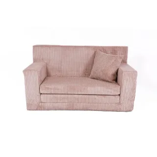 Fortisline Kindersofa, Altrosa, Textil, Uni, Quadratisch, 83x47x43 cm, Oeko-Tex® Standard 100, Kinderzimmer & Jugendzimmer, Kindermöbel, Kindersitzmöbel & Kindertische, Kindersessel & Kindersofas