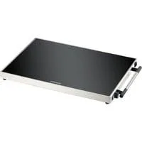 Warmhalteplatte WPR 407/E edelstahl/schwarz, 400 Watt