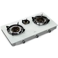 Klarstein Doppelkochplatte Barzona, Gaskocher Gas Brenner 3 Camping Hob 8450 W