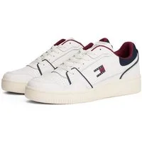 Tommy Jeans TJM RETRO BASKET Sneaker, Freizeitschuh, Halbschuh, Schnürer mit Lochmuster