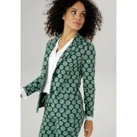 Aniston SELECTED Jerseyblazer mit gestreiften Punkten