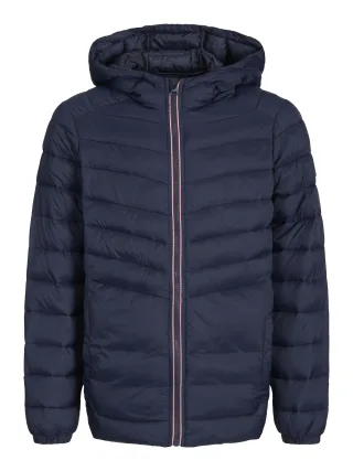 JACK&JONES - JJESPRINT PUFFER HOOD NOOS JNR navy blazer - Gr. - 152