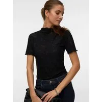 Vero Moda Kurzarmshirt VMLAYLA SS TOP JRS NOOS Materialmix