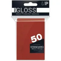 UltraPRO Sammelkarte 50 Standard Sleeves - Gloss - Red