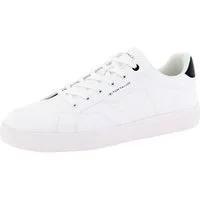 TOM TAILOR Sneaker, Kontrastbesatz an der Ferse, Freizeitschuh, Halbschuh, Schnürschuh