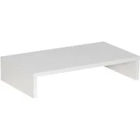 CARO-Möbel Monitorständer MONITOR, (Bildschrimerhöhung 50cm breit, Schreibtischaufsatz weiß)