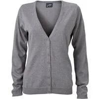 Daiber Cardigan JN 660 Damen V-Neck Cardigan Leichte Strickqualität