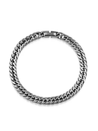 Zeeme Stainless Steel Armband Edelstahl schwarz