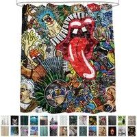 Sanilo Duschvorhang 180 x 200 cm, viele schöne Duschvorhänge zur Auswahl Breite 180 cm, 100% wasserdicht, Anti-Schimmel-Effekt, hochwertige Qualität