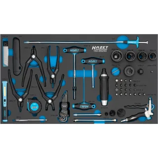 HAZET Werkzeug-Sortiment 61-teiliges Set - 163-650/60