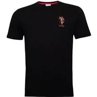 U.S. Polo Assn. T-Shirt T-Shirt Kurzarmshirt bunter Poloreiter (1-tlg., 1)