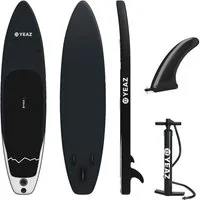 YEAZ Inflatable SUP-Board NALU - EXOTRACE - SUP Board, Inflatable SUP Board, (Set), inkl. Zubehör wie Finne und Handpumpe