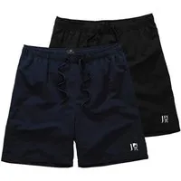 JP1880 5-Pocket-Jeans Sportshorts 2er-Pack Fitness Funktion QuickDry (2-tlg)